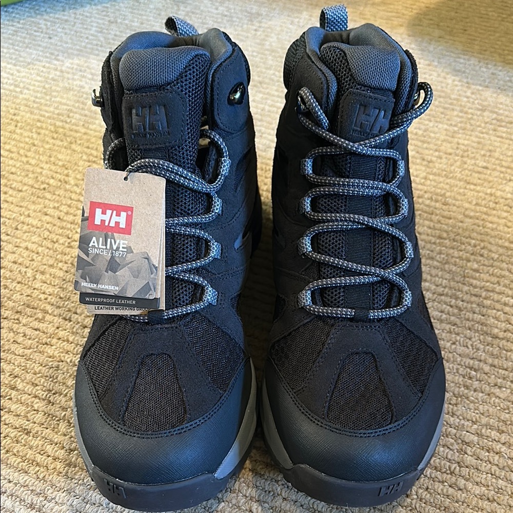 Helly Hansen Black and Gray Trail Hiking Boots